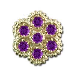 r1001 Amethyst Bracelet Slide 